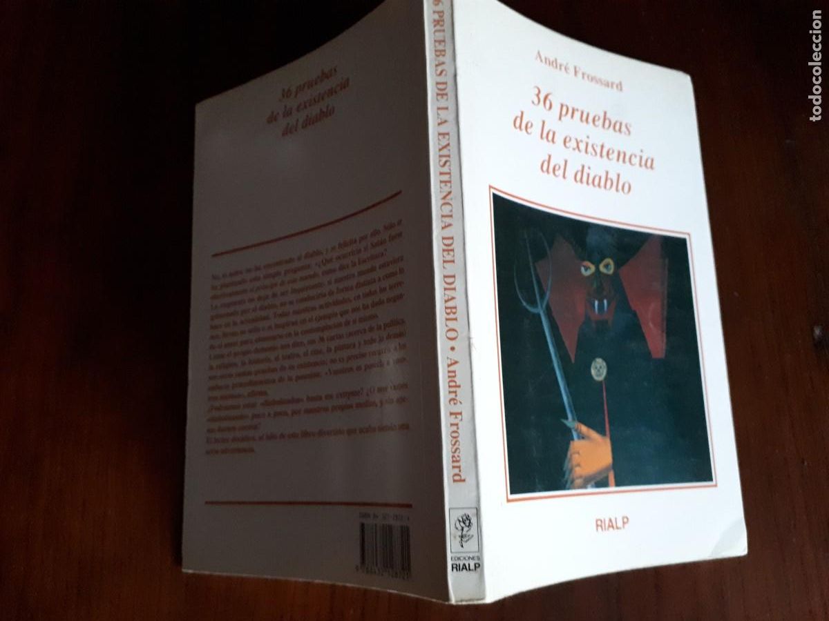 Libros de segunda mano: 36 Pruebas de la existencia del diablo.- Andr&eacute; Frossard. - Foto 2
