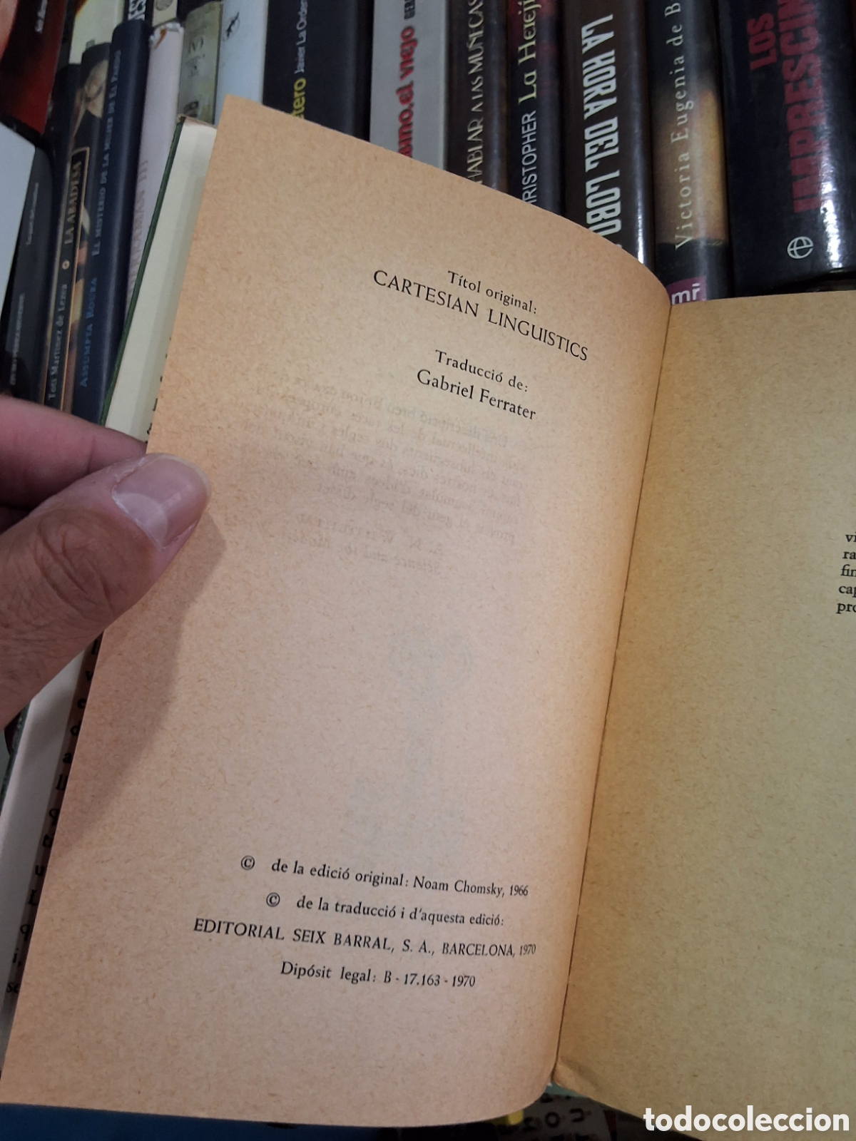 Libros de segunda mano: LA LING&Uuml;&Iacute;STICA CARTESIANA - NOAM CHOMSKY - Foto 5