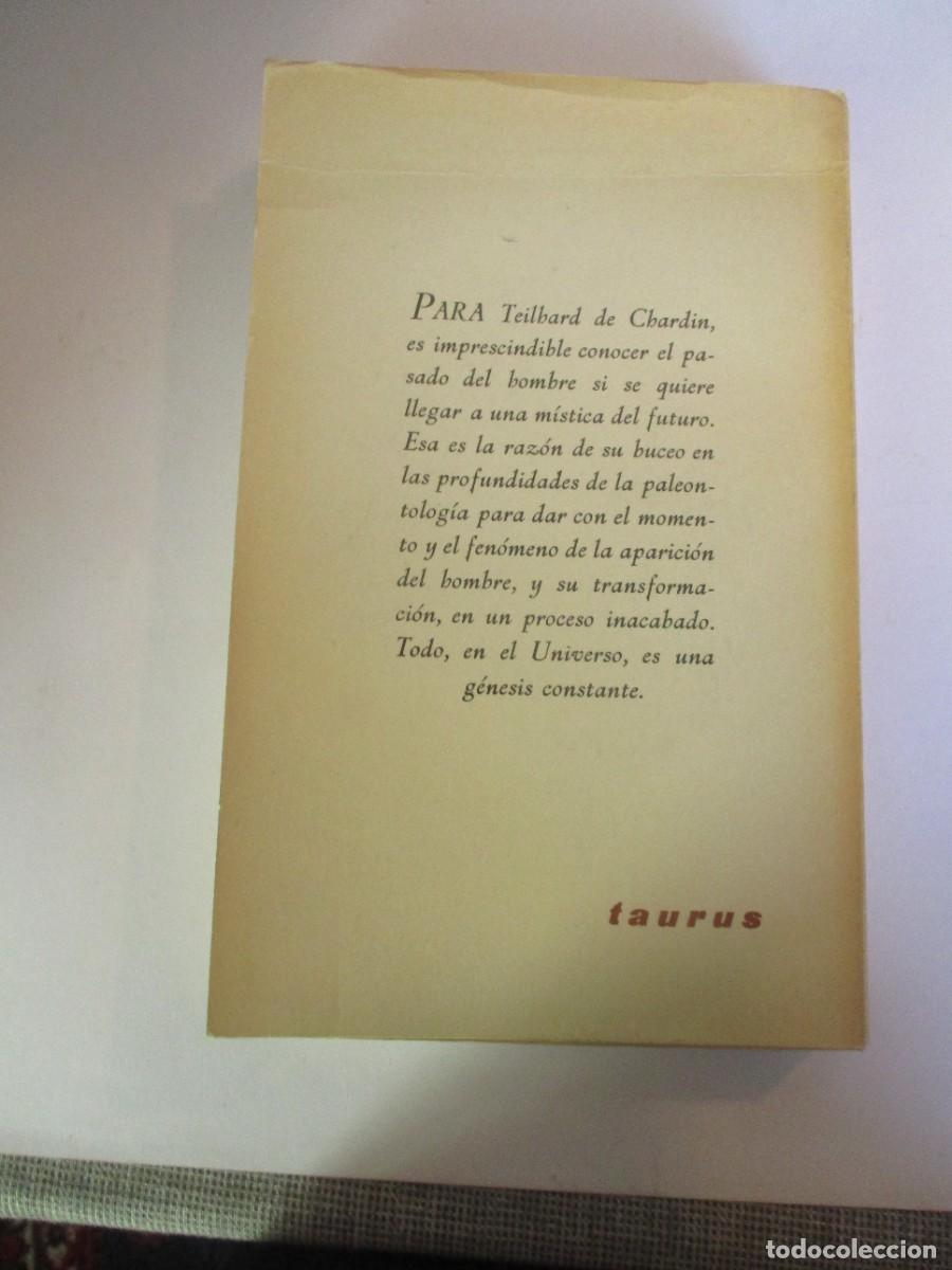 Libros de segunda mano: TEILHARD DE CHARDIN La visi&oacute;n del pasado W28563 - Foto 2