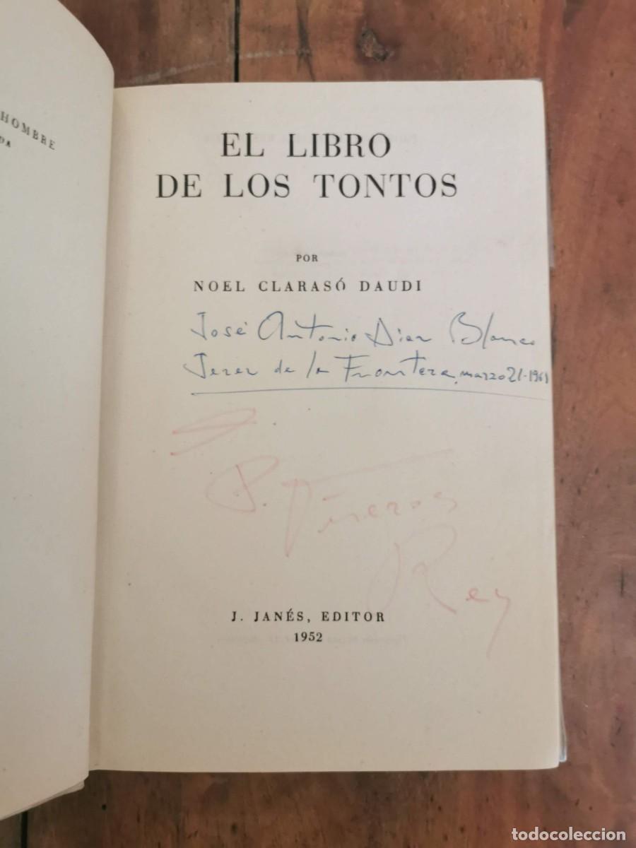 Libros de segunda mano: CLARAS&Oacute; DAUD&Iacute;, Noel. El libro de los tontos - Foto 2