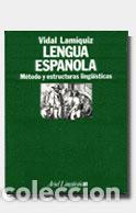 Libros de segunda mano: Lengua espa&ntilde;ola. - Lam&iacute;quiz, Vidal. - Foto 1