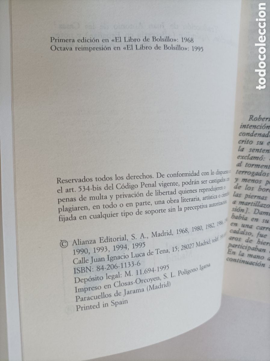 Libros de segunda mano: DE LOS DELITOS Y DE LAS PENAS / CESARE BECCARIA - Foto 3