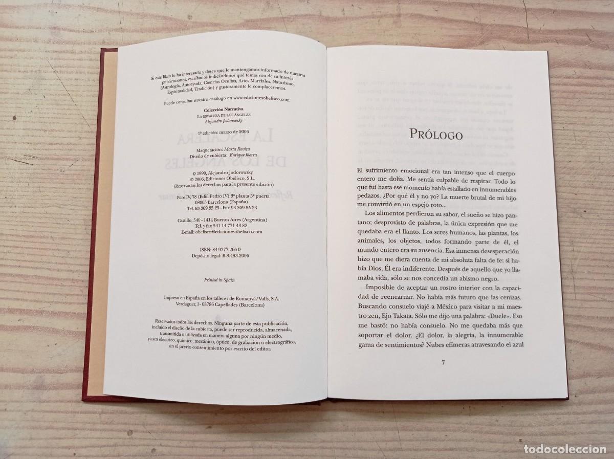 Libros de segunda mano: La Escalera De Los Angeles - Alejandro Jodorowsky - 2006 - Ediciones Obelisco - Foto 3