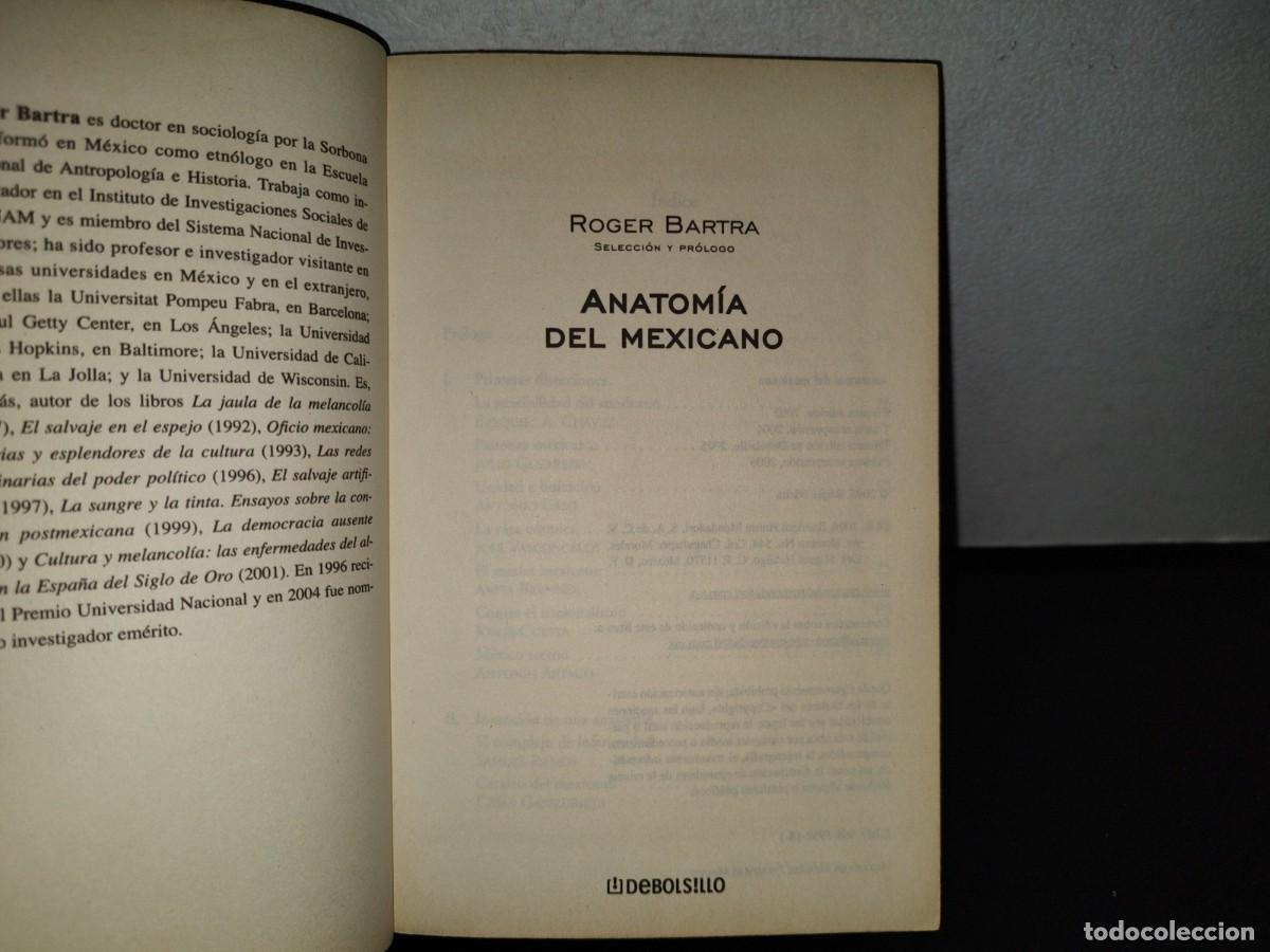 Libros de segunda mano: 124- ANATOM&Iacute;A DEL MEXICANO - ROGER BARTRA - Foto 5