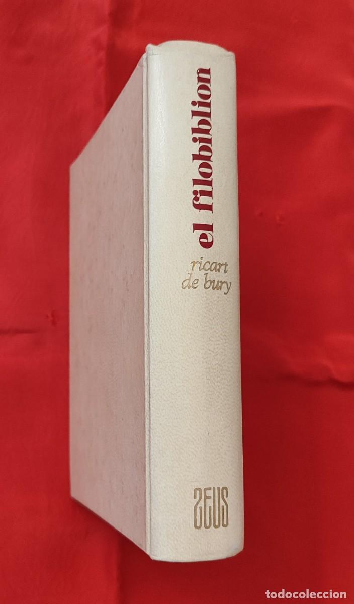 Libros de segunda mano: RICART DE BURY .- EL FILOBIBLION. - Foto 2