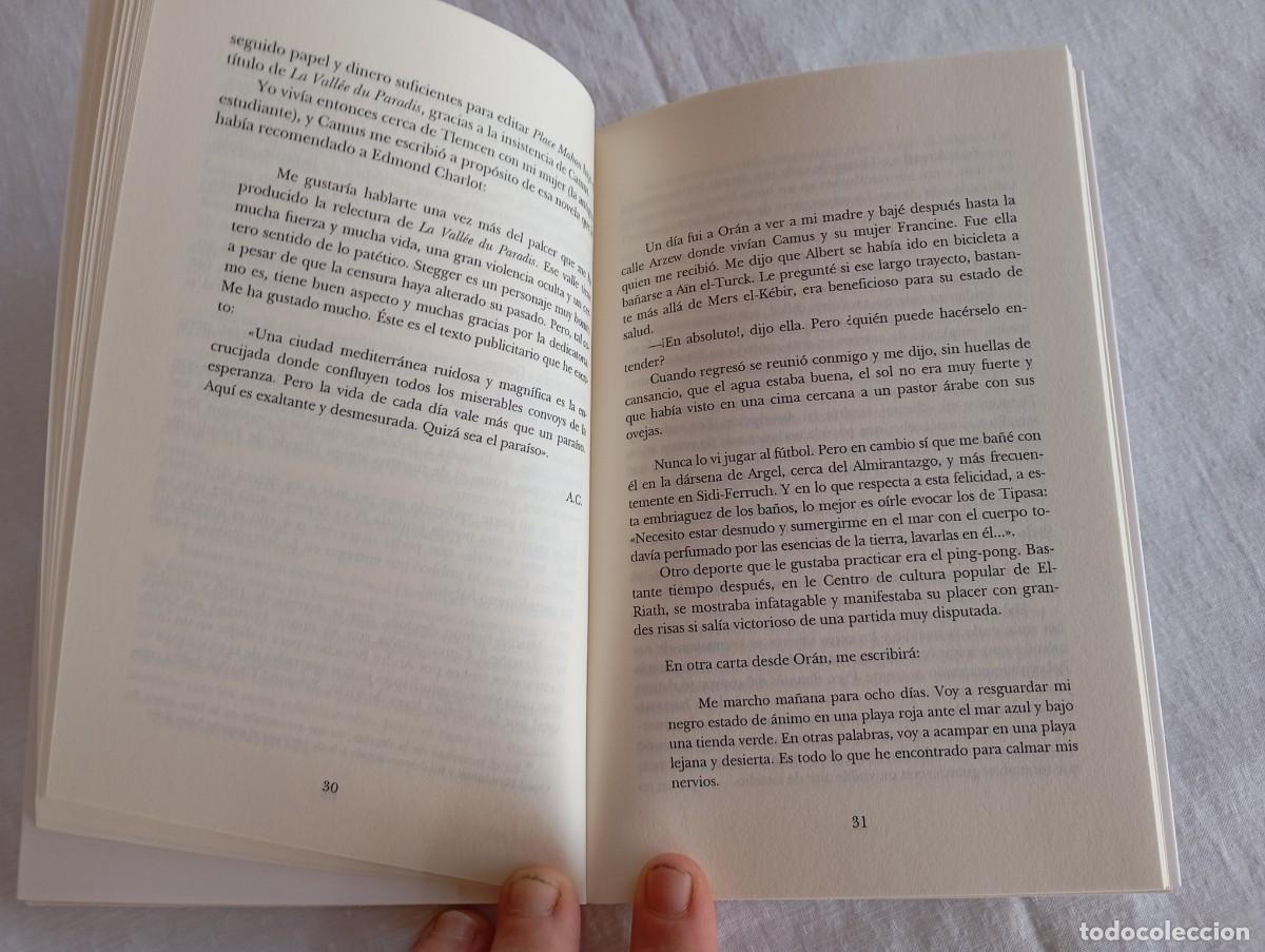 Libros de segunda mano: Camus hermano de sol Emmanuel Robl&egrave;s - Foto 3