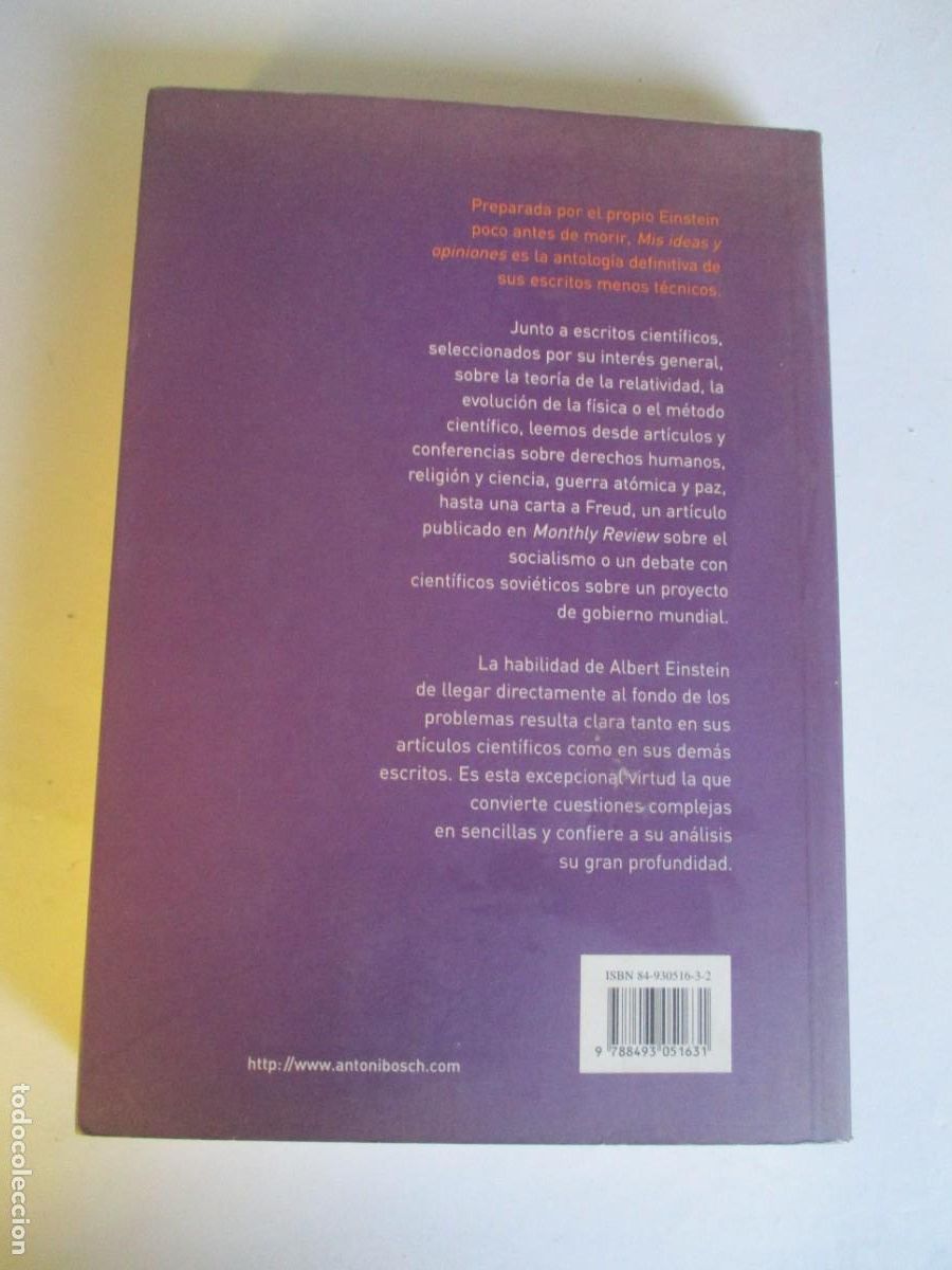 Libros de segunda mano: ALBERT EINSTEIN Mis ideas y opiniones W28781 - Foto 2