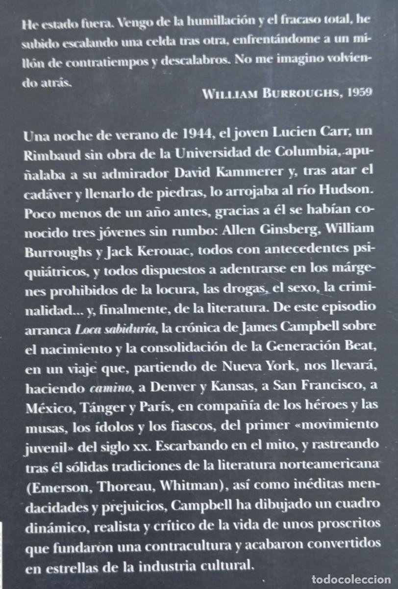 Libros de segunda mano: LOCA SABIDURIA - JAMES CAMPBELL - Foto 2