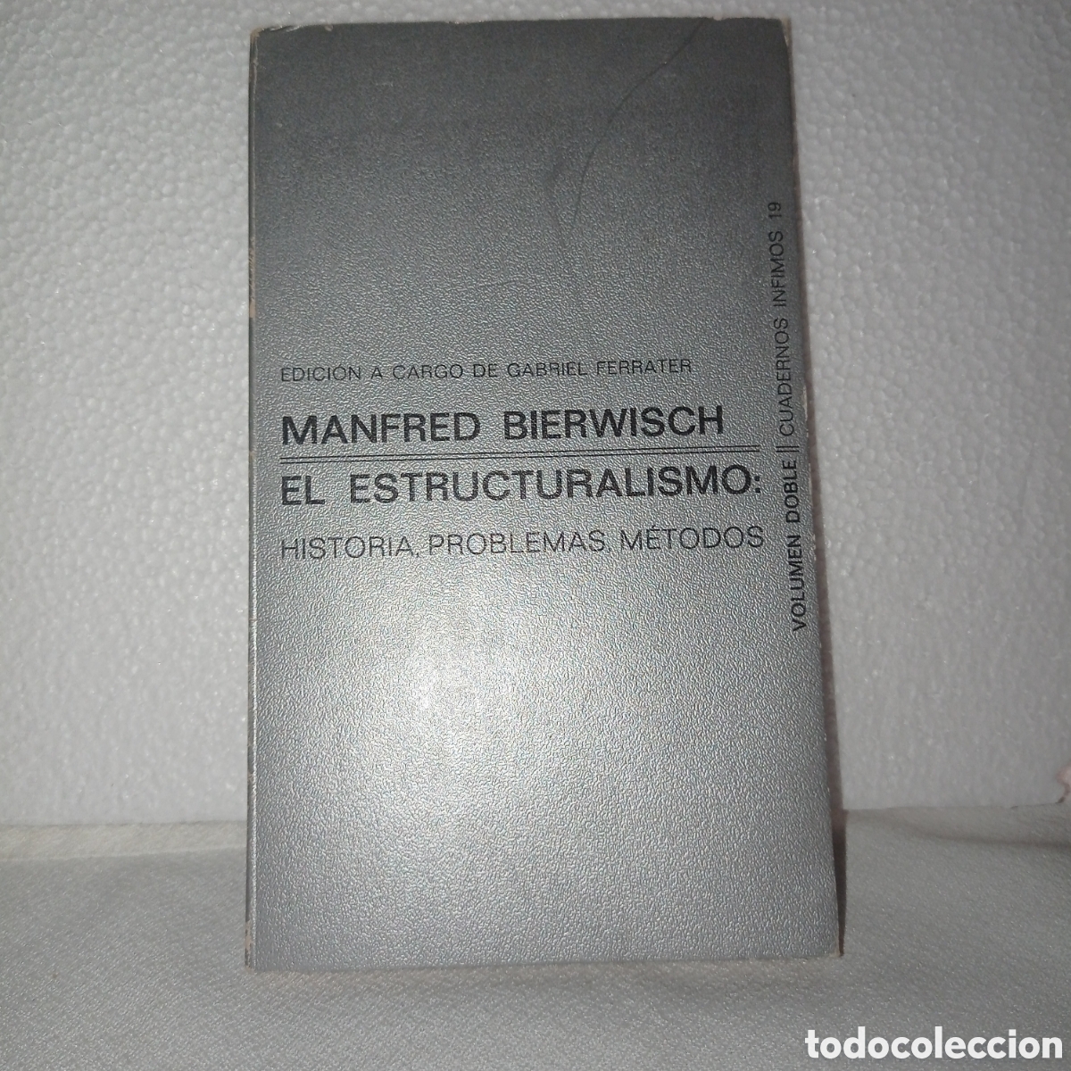 Libros de segunda mano: Ling&uuml;&iacute;stica,EL ESTRUCTURALISMO - Manfred Bierwisch. - Foto 1