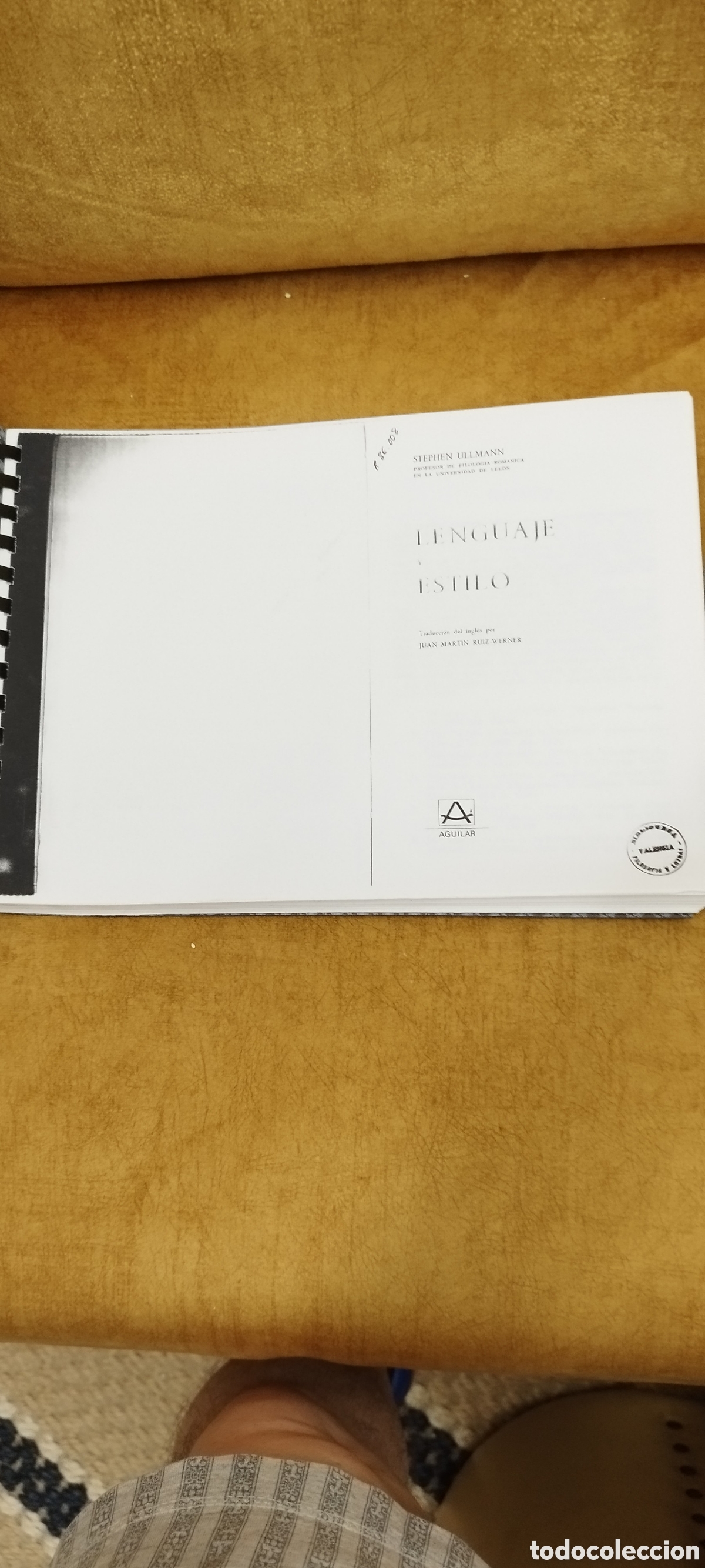 Libros de segunda mano: Lenguaje y estilo de Stephen Ullmann - Foto 1