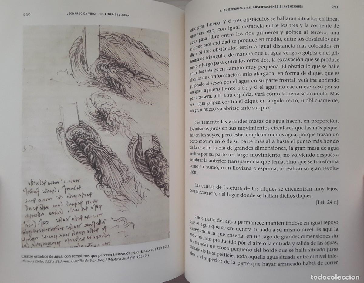 Libros de segunda mano: AL LIBRO DEL AGUA. LEONARDO DA VINCI. ABADA EDITORES. - Foto 2
