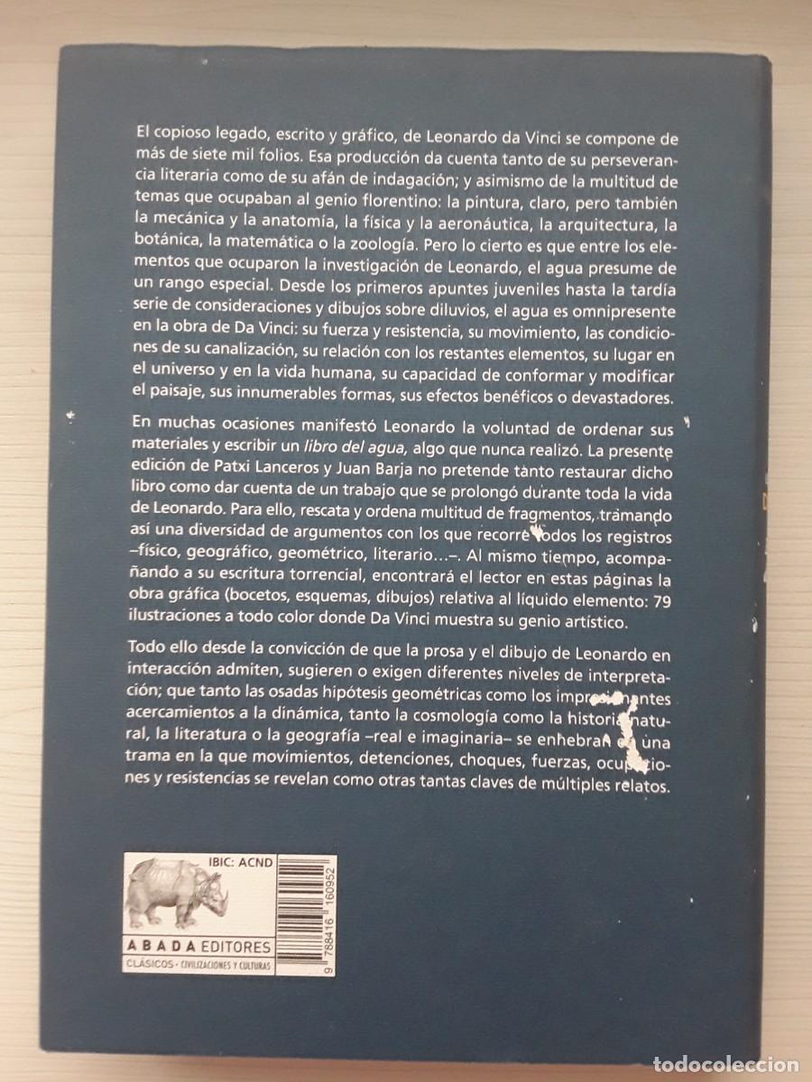 Libros de segunda mano: AL LIBRO DEL AGUA. LEONARDO DA VINCI. ABADA EDITORES. - Foto 4