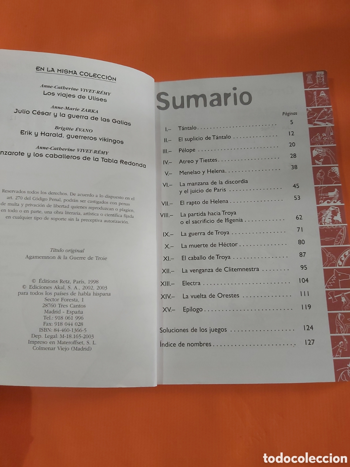 Libros de segunda mano: AGAMENON LA GUERRA DE TROYA # AKAL 2003 - Foto 3