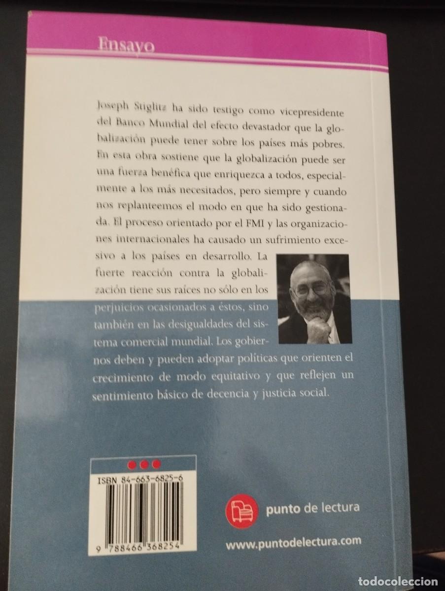 Libros de segunda mano: EL MALESTAR EN LA GLOBALIZACION (JOSEPH E. STIGLITZ) - Foto 2