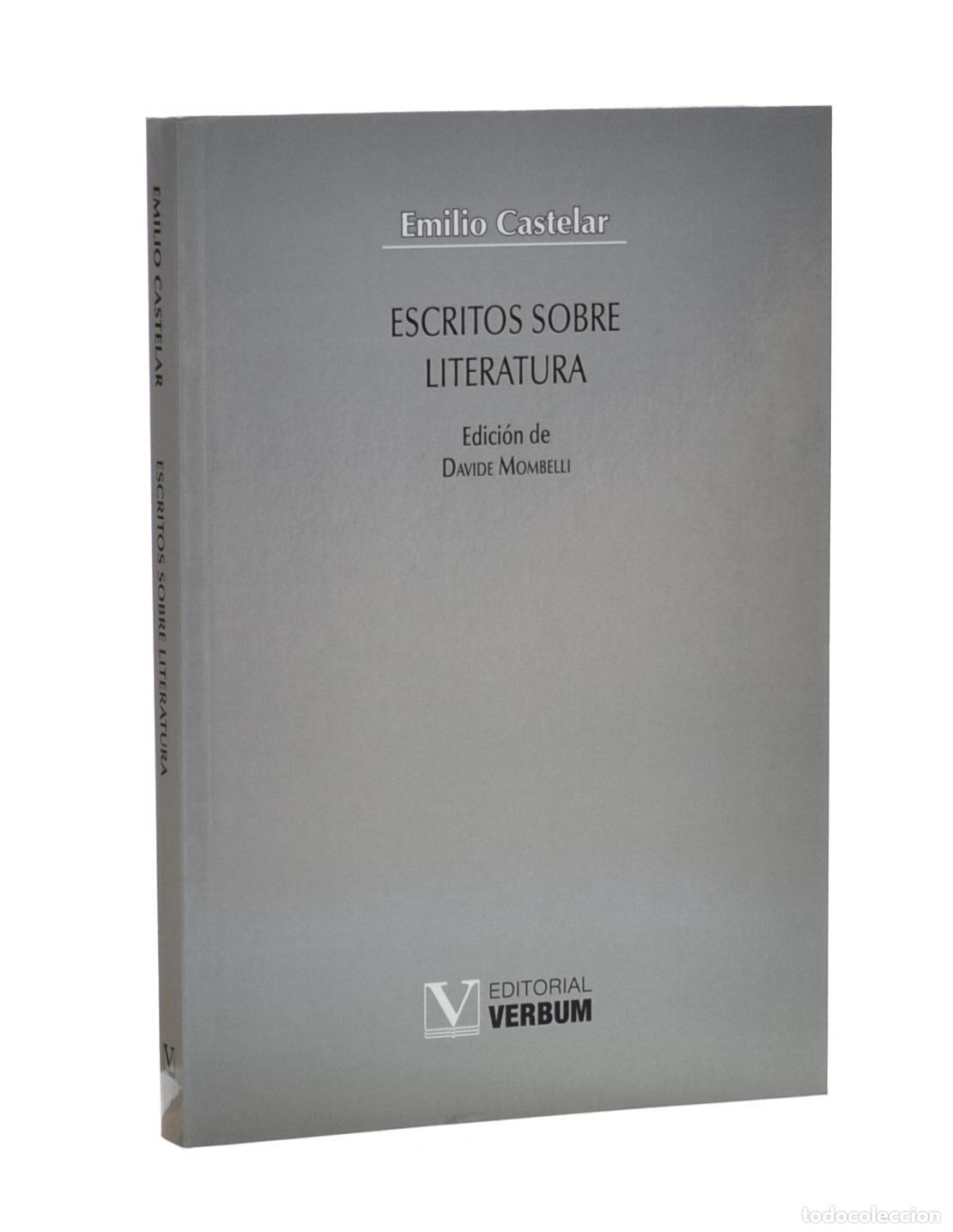 Libros de segunda mano: ESCRITOS SOBRE LITERATURA - CASTELAR, Emilio - Foto 1