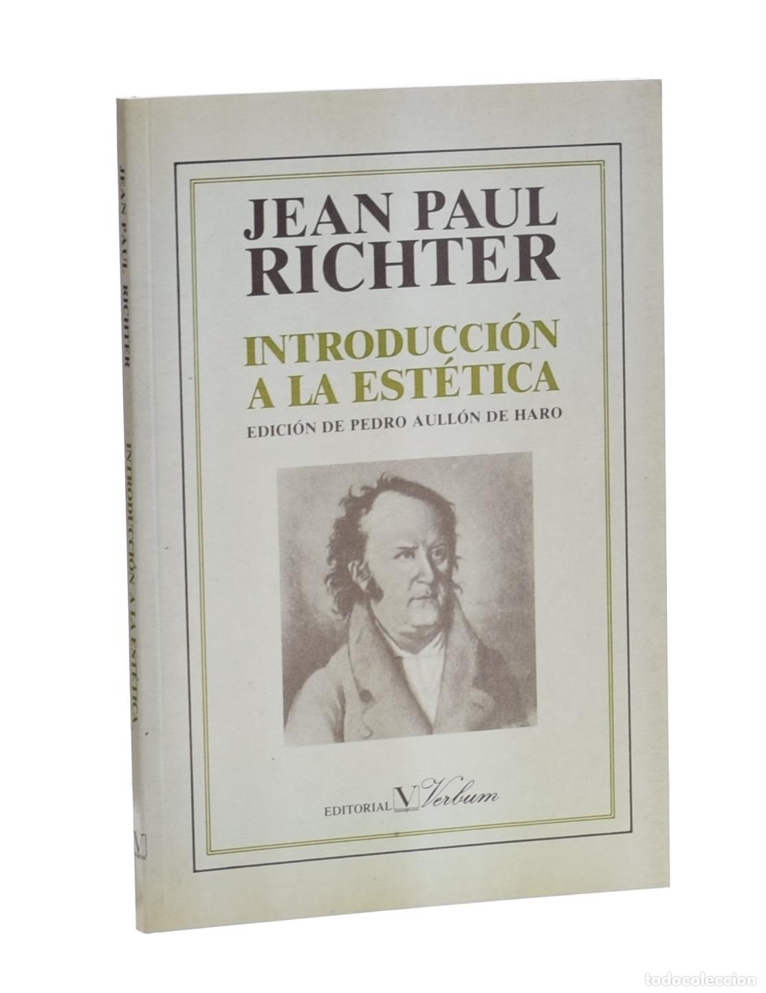 Libros de segunda mano: INTRODUCCI&Oacute;N A LA EST&Eacute;TICA - RICHTER, Jean Paul - Foto 1