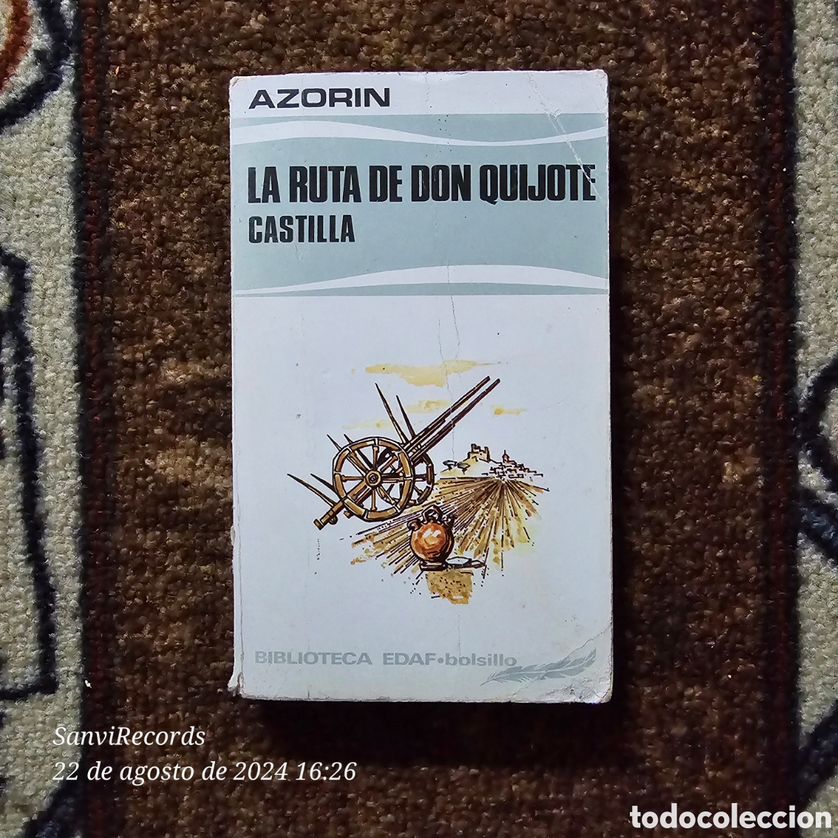 Libros de segunda mano: LA RUTA DE DON QUIJOTE, CASTILLA (AZORIN) (EDAF) - Foto 1