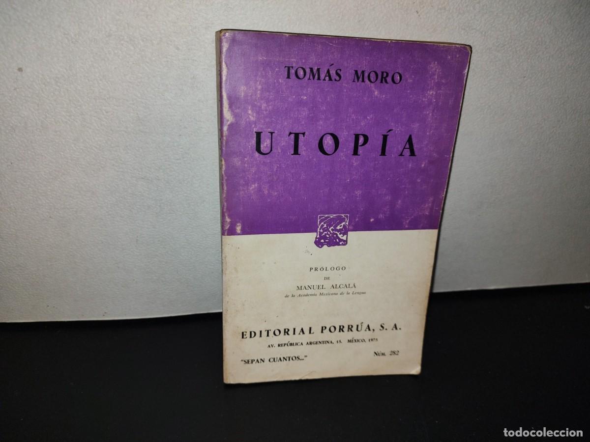 Libros de segunda mano: 125- UTOP&Iacute;A - TOM&Aacute;S MORO - EDITORIAL PORR&Uacute;A - 1975 - Foto 1