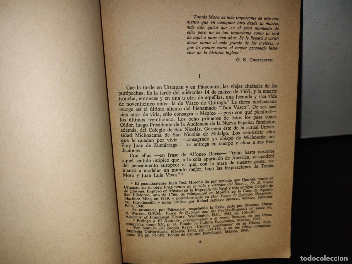 Libros de segunda mano: 125- UTOP&Iacute;A - TOM&Aacute;S MORO - EDITORIAL PORR&Uacute;A - 1975 - Foto 5