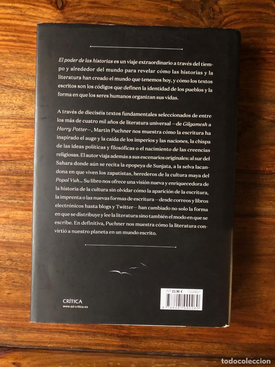 Libros de segunda mano: El poder de las historias. Martin Puchner. Cr&iacute;tica. - Foto 2