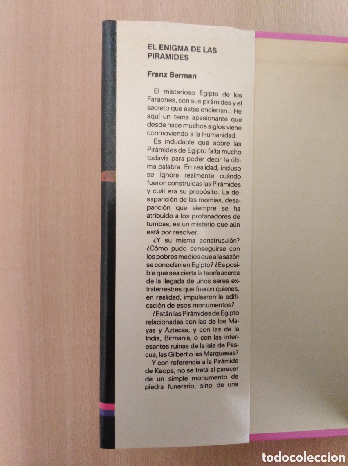 Libros de segunda mano: EL ENIGMA DE LAS PIR&Aacute;MIDES. Franz Berman - Foto 6