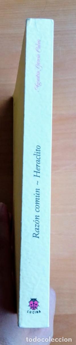 Libros de segunda mano: Raz&oacute;n com&uacute;n, de Agust&iacute;n Garc&iacute;a Calvo - Foto 2