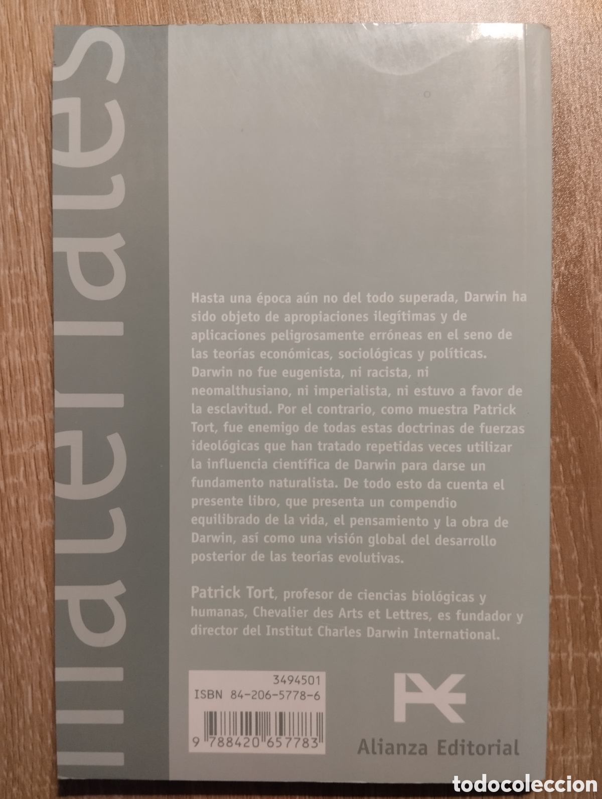 Libros de segunda mano: Para leer a Darwin - Patrick Tort, Alianza, 2001 - Foto 2