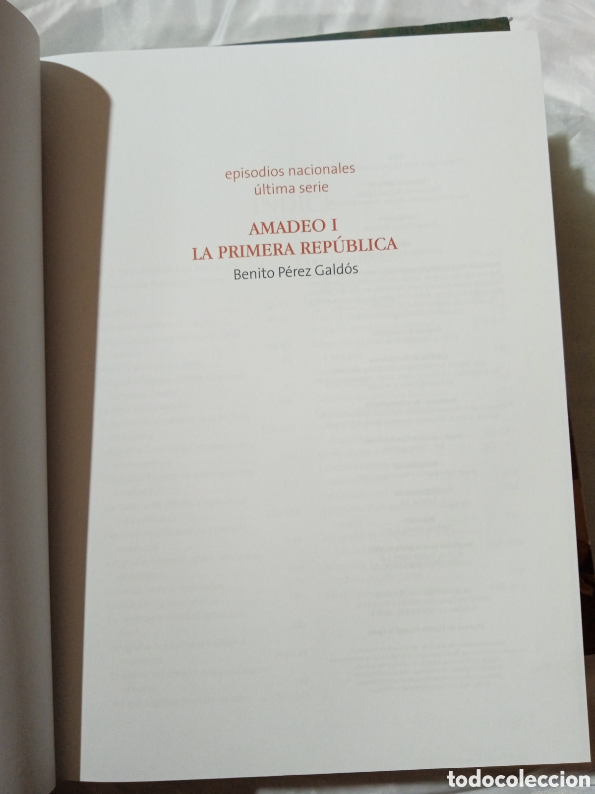 Libros de segunda mano: AMF - Episodios nacionales de Benito P&eacute;rez Gald&oacute;s - Foto 4
