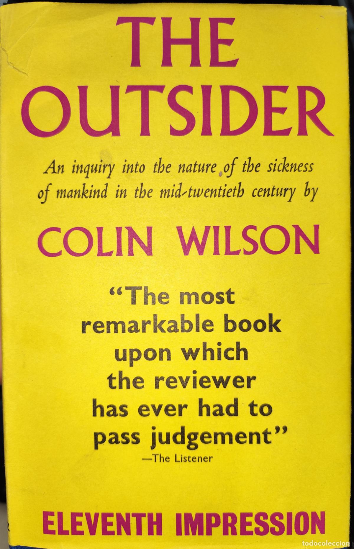 Libros de segunda mano: THE OUTSIDER. COLIN WILSON. TEXTO EN INGL&Eacute;S - Foto 2