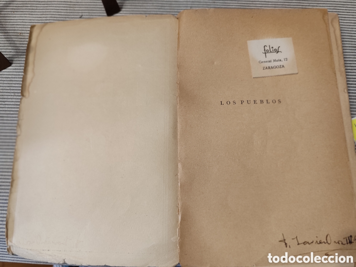 Libros de segunda mano: LOS PUEBLOS. Azor&iacute;n. 1943 - Foto 5