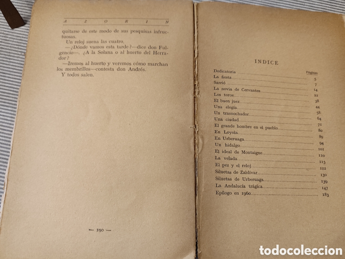 Libros de segunda mano: LOS PUEBLOS. Azor&iacute;n. 1943 - Foto 6