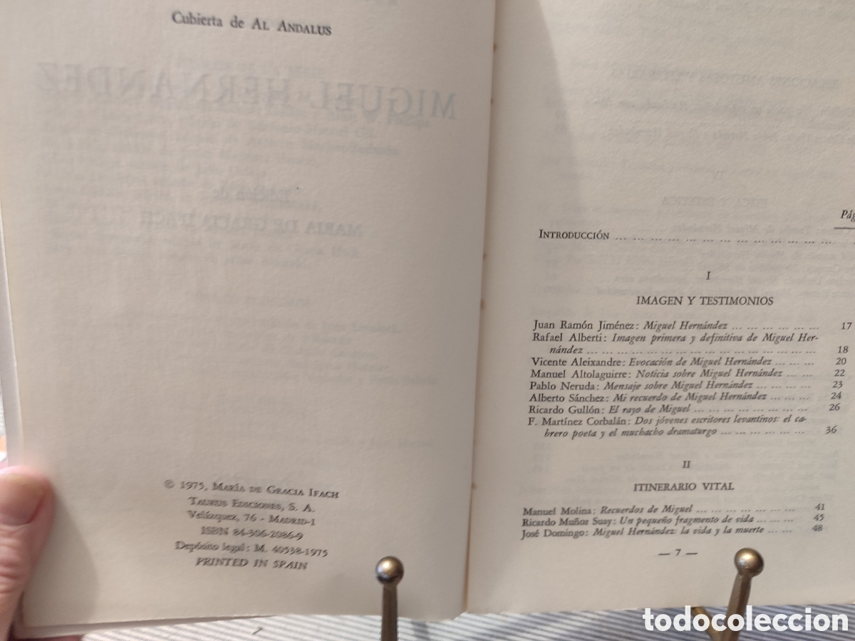 Libros de segunda mano: Miguel Hern&aacute;ndez. El escritor y la cr&iacute;tica. - Foto 3