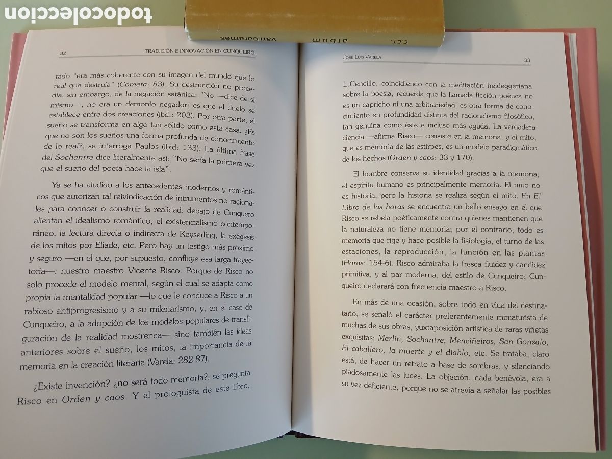 Libros de segunda mano: Tradici&oacute;n e Innovaci&oacute;n en Cunqueiro. Jose Luis Varela. - Foto 4