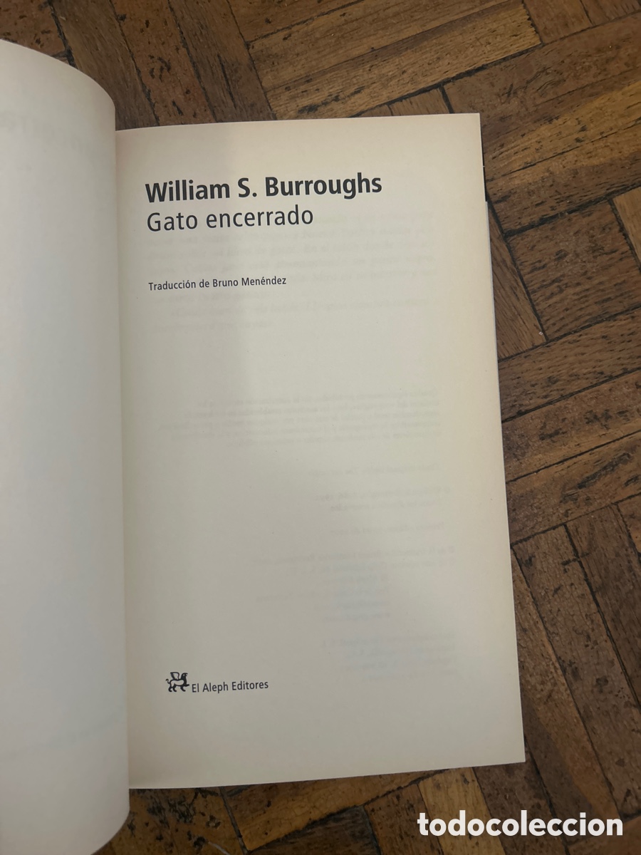 Libros de segunda mano: Gato encerrado - William S. Burroughs - El Aleph (2007) - Foto 3