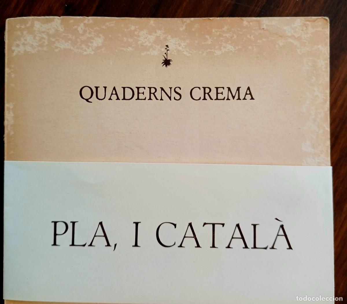 Libros de segunda mano: Pla i catal&agrave; / VVAA. Quaderns Crema 1980 - Foto 2