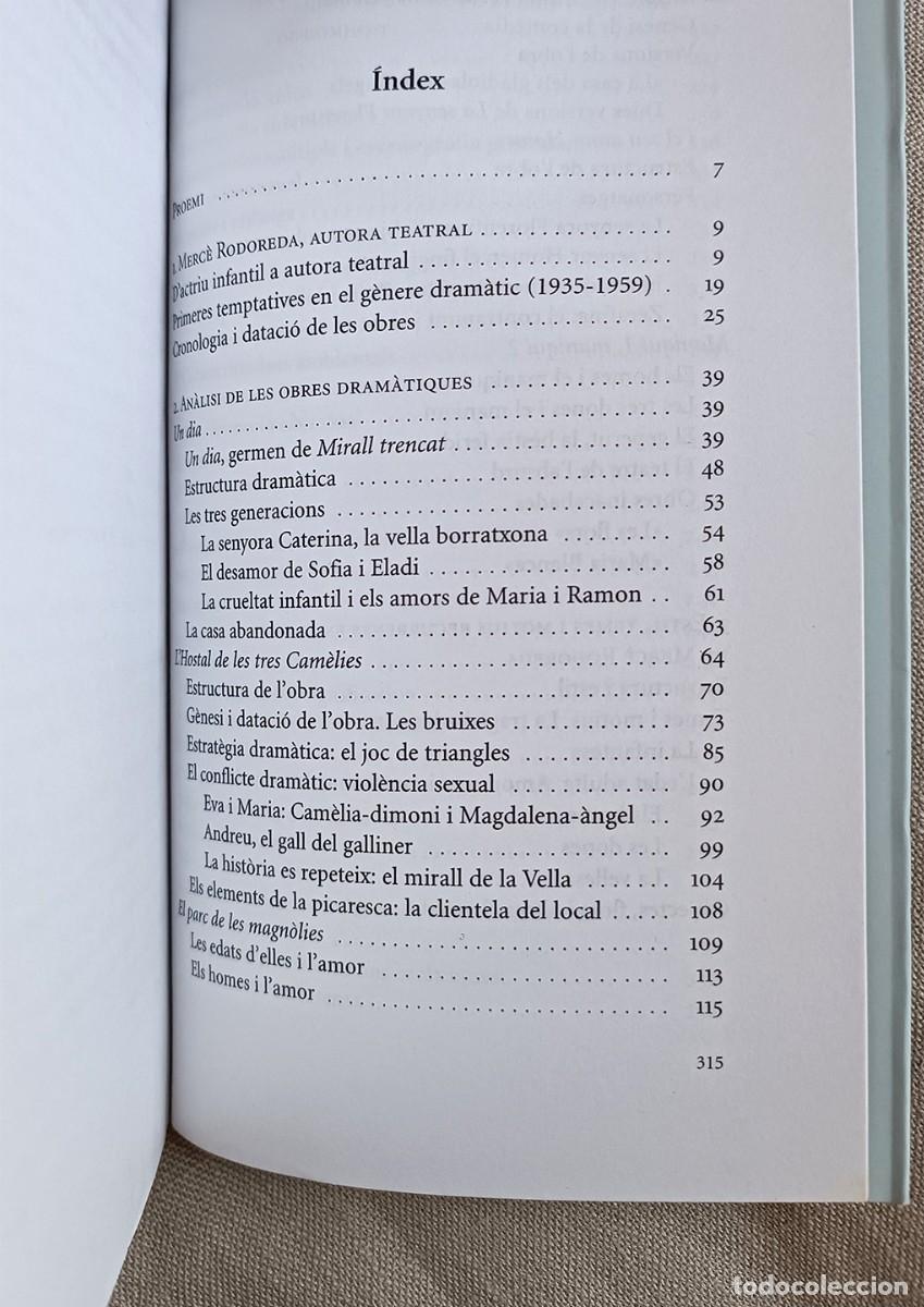 Libros de segunda mano: LOBRA DRAM&Agrave;TICA DE MERC&Egrave; RODOREDA - Foto 2