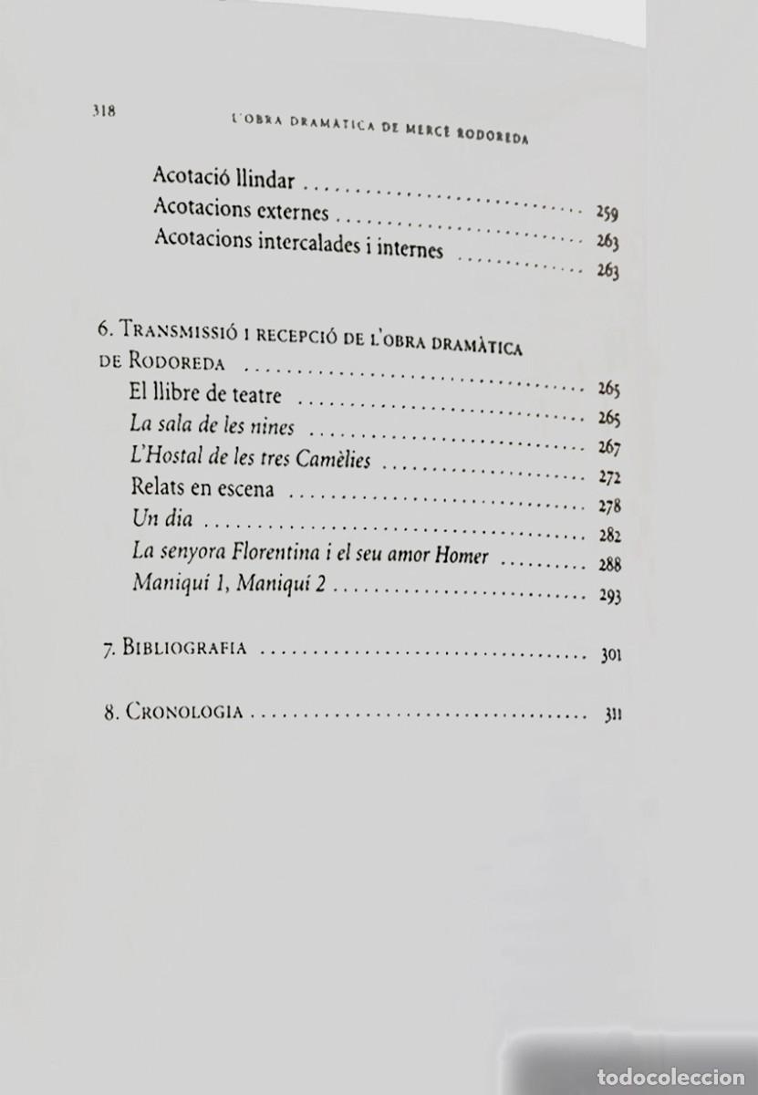 Libros de segunda mano: LOBRA DRAM&Agrave;TICA DE MERC&Egrave; RODOREDA - Foto 5