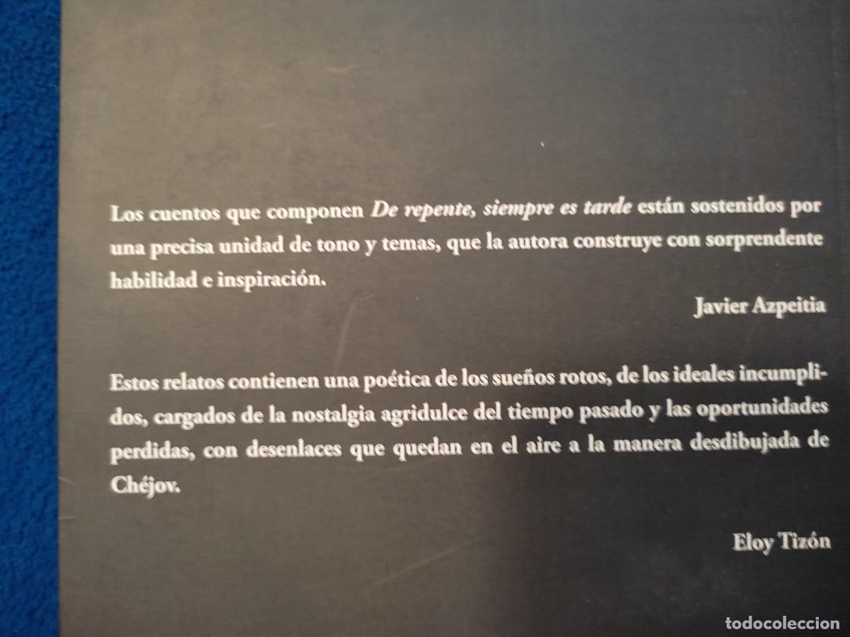 Libros de segunda mano: De Repente Siempre es Tarde In&eacute;s Montes Ediciones Endymi&oacute;n 2020 - Foto 4