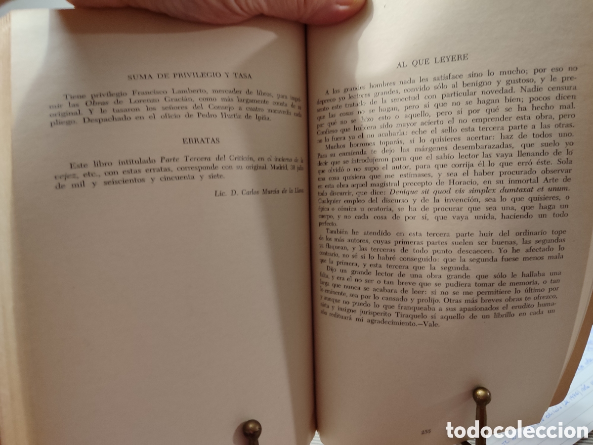 Libros de segunda mano: EL DISCRETO. EL CRITIC&Oacute;N. EL H&Eacute;ROE. Baltasar Graci&aacute;n - Foto 5