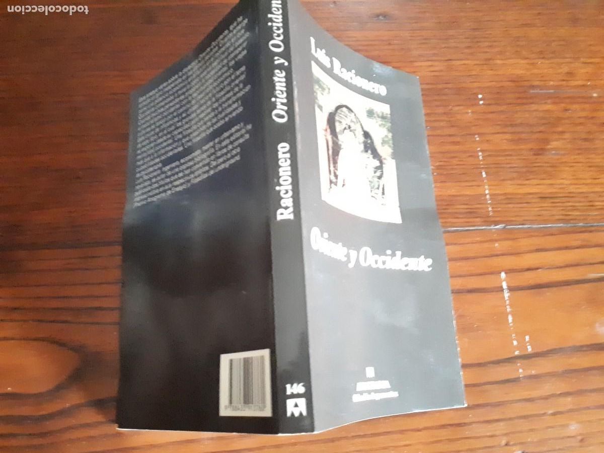 Libros de segunda mano: Oriente y Occidente. - Luis Racionero. - Foto 2