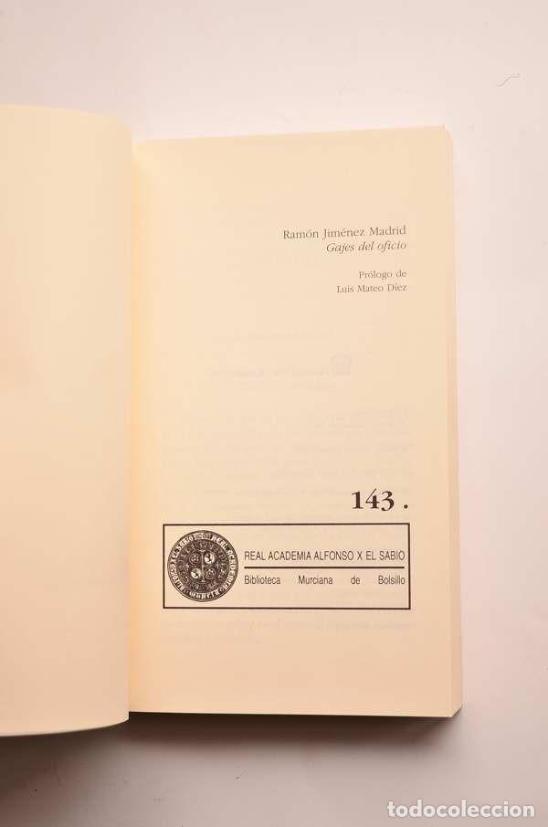 Libros de segunda mano: Gajes del oficio - JIM&Eacute;NEZ MADRID, Ram&oacute;n - Foto 2