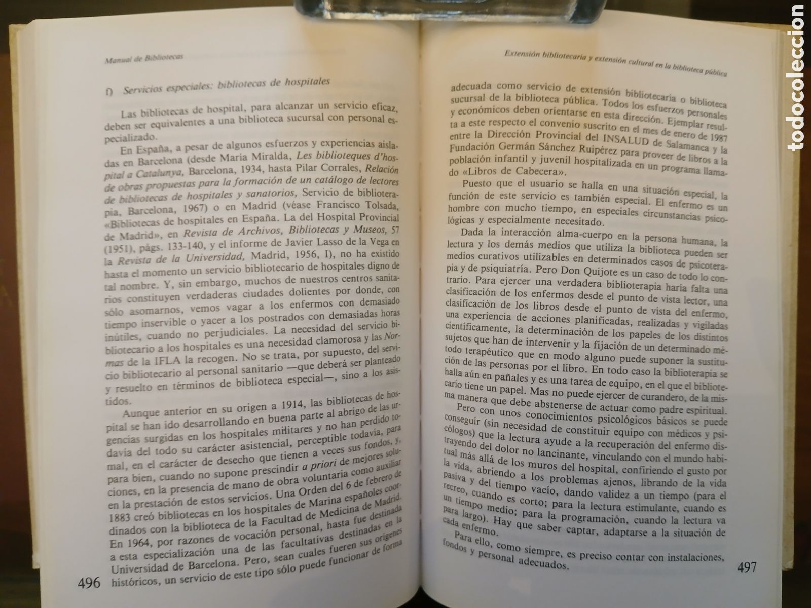 Libros de segunda mano: Manual de Bibliotecas. Manuel Carri&oacute;n G&uacute;tiez. - Foto 12