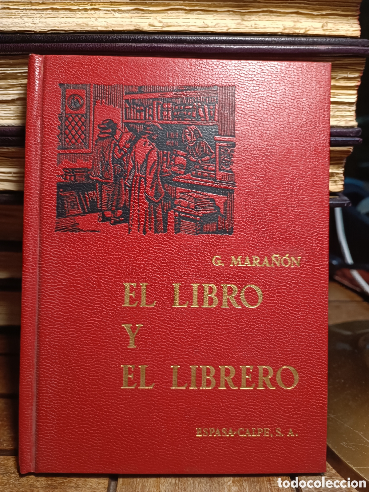 Libros de segunda mano: Gregorio MARA&Ntilde;&Oacute;N EL LIBRO Y EL LIBRERO ESPASA CALPE 1973 casa del libro - Foto 1