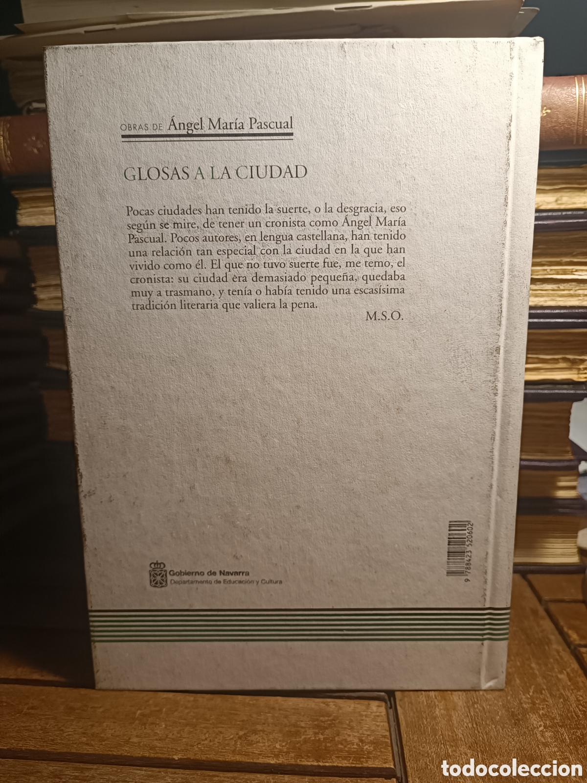 Libros de segunda mano: PASCUAL, Angel Maria. Glosas a la ciudad. 2000. - Foto 3