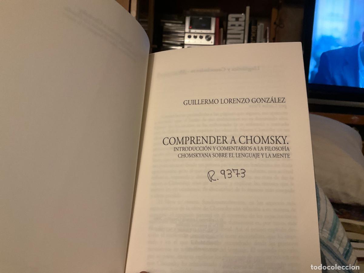 Libros de segunda mano: Comprender a Chomsky - guillermo lorenzo gonz&aacute;lez - Foto 4