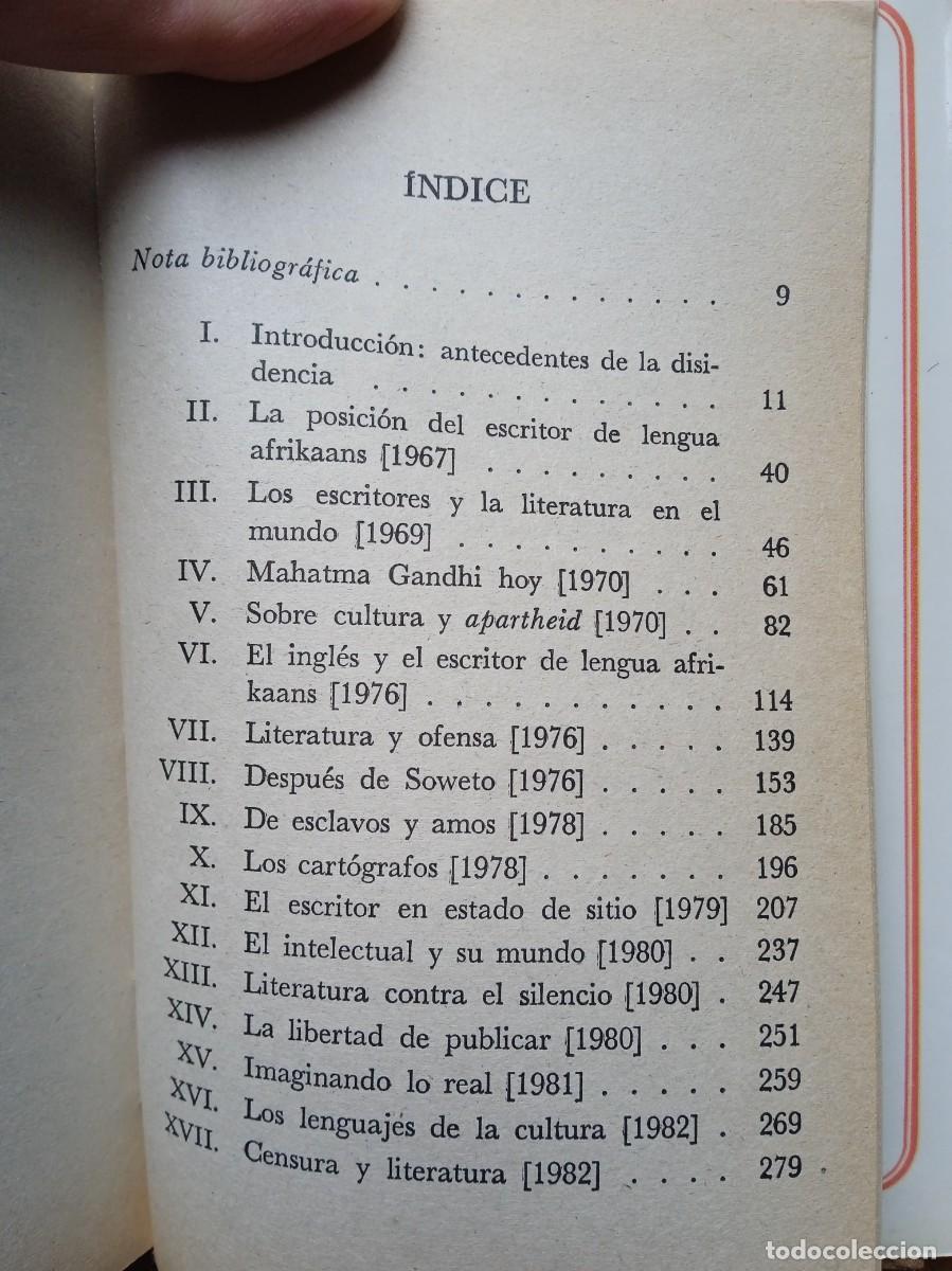Libros de segunda mano: Los hacedores de mapas. Andr&eacute; Brink - Foto 6