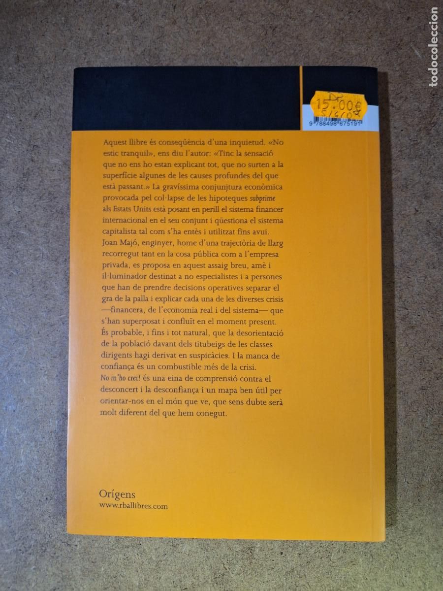 Libros de segunda mano: No m&rsquo;ho crec! - Joan Maj&oacute; - Foto 2