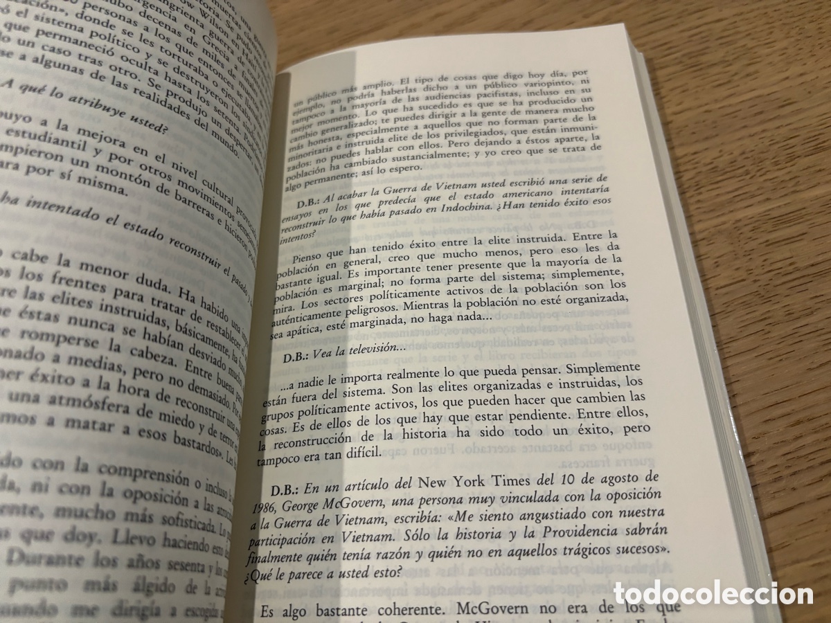 Libros de segunda mano: CR&Oacute;NICAS DE LA DISCREPANCIA. NOAM CHOMSKY. EDITORIAL VISOR. 1999 - Foto 5