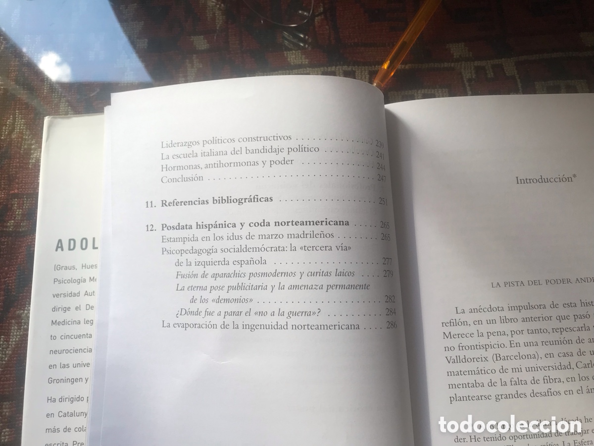 Libros de segunda mano: Cerebro y poder. Adolf Tobe&ntilde;a. - Foto 7