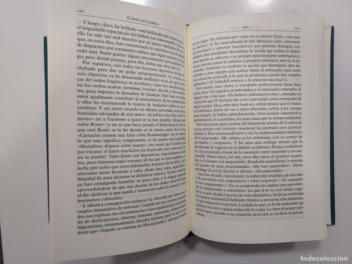 Libros de segunda mano: FERNANDO LAZARO CARRETER - EL DARDO EN LA PALABRA - Foto 6